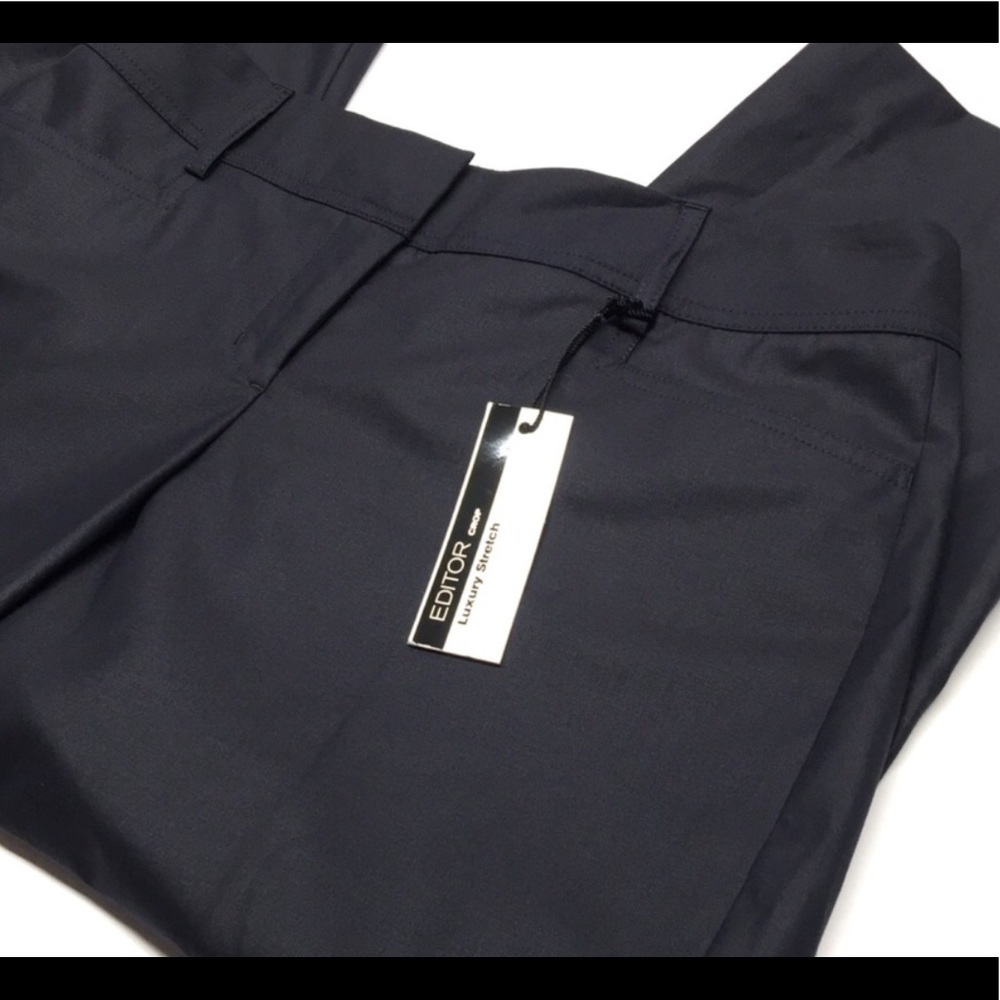 Express Editor Navy Pants. Size 4